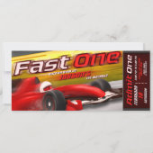 Fast One - 1e verjaardag Kaart (Voorkant)