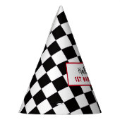 Fast One 1st birthday Boy Racing Car  Feesthoedjes (Links)