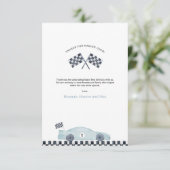 Fast One bedankkaart (Staand voorkant)