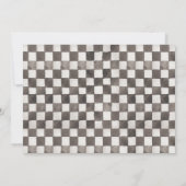 Fast ONE Birthday-uitnodiging | 1e verjaardag Kaart (Achterkant)