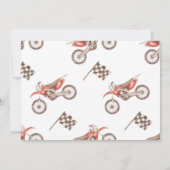 Fast ONE Birthday-uitnodiging | 1e verjaardag Kaart (Achterkant)