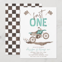 Fast ONE Birthday-uitnodiging | 1e verjaardag