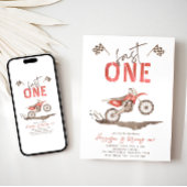 Fast ONE Birthday-uitnodiging | 1e verjaardag Kaart