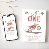 Fast ONE Birthday-uitnodiging | 1e verjaardag Kaart