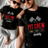 Fast One Black Race Car Baby