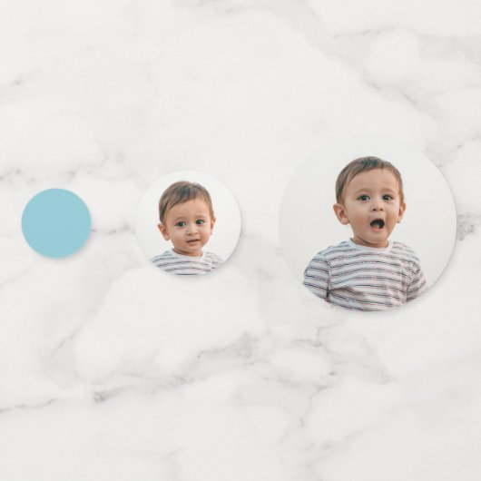 Fast One Blue Race Auto Foto 1e Verjaardagsfeest Confetti