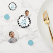 Fast One Blue Race Auto Foto 1e Verjaardagsfeest Confetti (Groep)