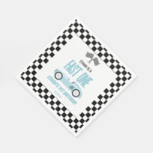 Fast One Blue Race Car 1e verjaardagsfeestje Servet (Hoek)