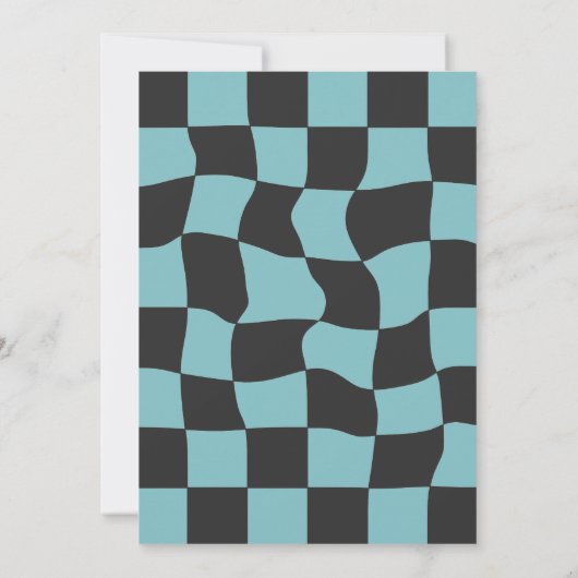 Fast One Blue Race Car Boy 1e Verjaardagsfeestje Kaart (Achterkant)