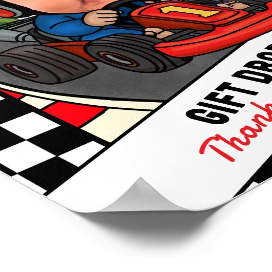 Fast ONE Custom Photo & Thank You | Gift Drop-Off Poster (Hoek)