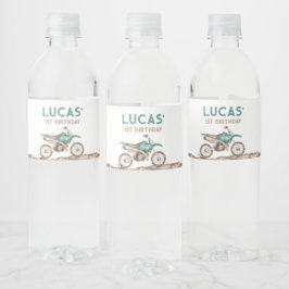 Fast ONE Dirt Bike Water Bottle Labels Waterfles Etiket