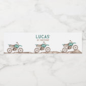 Fast ONE Dirt Bike Water Bottle Labels Waterfles Etiket (Enkel label)