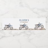 Fast ONE Dirt Bike Water Bottle Labels Waterfles Etiket (Enkel label)