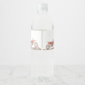Fast ONE Dirt Bike Water Bottle Labels Waterfles Etiket (Achterkant)