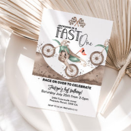 Fast ONE Green Dirt Bike 1e verjaardag Kaart