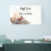Fast One Little Racer First Birthday Spandoek (Beurs)