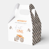 Fast One Monster Truck Verjaardag Favor Box Bedankdoosjes (Achterkant)