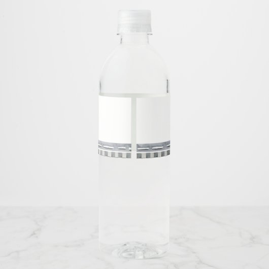 Fast One Race Auto Verjaardag Waterfles Label Waterfles Etiket (Achterkant)