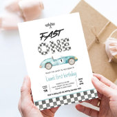 Fast ONE  Race Car 1e verjaardag Kaart