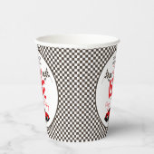 Fast One Race Car Boy 1st Birthday Party Papieren Bekers (Rechts)