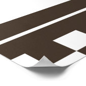 Fast One Race Car Boy 1st Birthday Party Poster (Hoek)