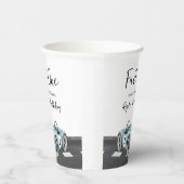 Fast One Race Car First Birthday Papieren Bekers (Rechts)