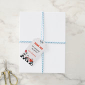 Fast One Race Car Party Verjaardag Dank u Label Cadeaulabel (Met Touw)