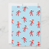 "Fast One" raceauto 1e verjaardagsfeestje Kaart (Achterkant)