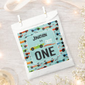 Fast ONE racecar thema 1e verjaardagsfeest Bedankzakje (Geknipt)