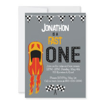 Fast ONE racecar thema 1e verjaardagsfeest