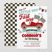 Fast One, Racing 1e Verjaardag Kaart (Voorkant / Achterkant)
