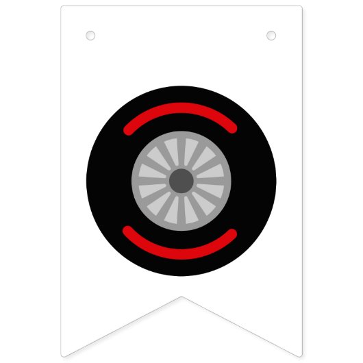 FAST ONE Racing 1e verjaardag Vlaggetjes (Tweede vlag)