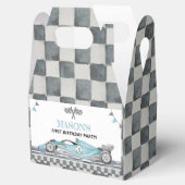 Fast One Racing Car Verjaardagsfeestje Favor Box Bedankdoosjes (Geopend)