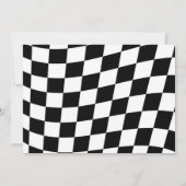  Fast One Racing Foto Verjaardagsuitnodiging Kaart (Achterkant)