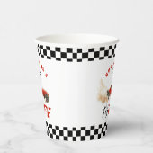 Fast One Red raceauto Boy 1st Birthday Papieren Bekers (Rechts)