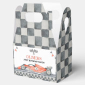 Fast One Red Racing Car Verjaardagsfeestje Favor B Bedankdoosjes (Geopend)