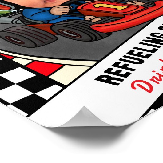 Fast ONE Refueling Station - Drinks and Snacks Poster (Hoek)