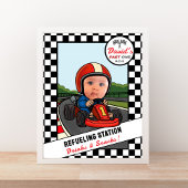 Fast ONE Refueling Station - Drinks and Snacks Poster