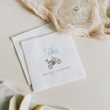 Fast ONE Schattige Dirt Bike Verjaardagsdagsservet