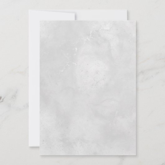 Fast One verjaardagsuitnodiging Kaart (Achterkant)