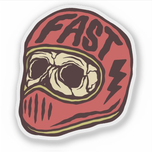 Fast Rider Sticker (Voorkant)