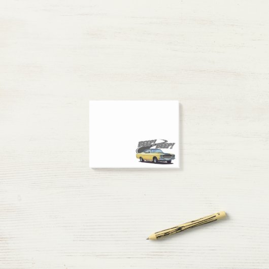 Fast Road Runner Post-it® Notes (Op bureau)
