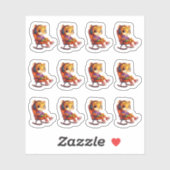 Fast Rocking Cheetah 12 Sticker Blad (Vel)