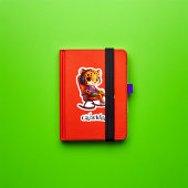 Fast Rocking Cheetah Gepersonaliseerde Vinyl Stick Sticker