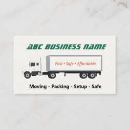Fast Safe Moving Company Visitekaartje