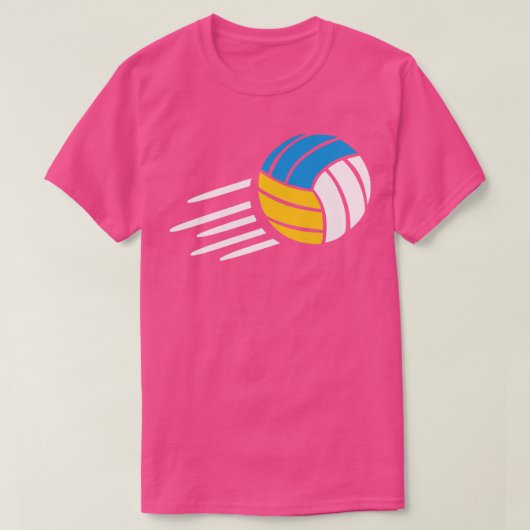 Fast strand volleyball t-shirt (Design voorkant)