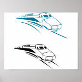 Fast Trains Poster (Voorkant)