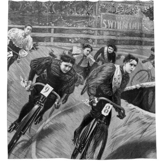 Fast Women Shower-gordijn Douchegordijn (Voorkant)