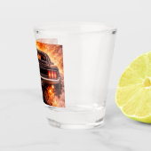 Fastback Muscle Car Fury Shot Glas (Rechts)