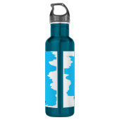 Fastball Baseball Pitcher Waterfles (Achterkant)